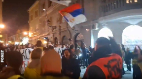 Protest do tri ujutro